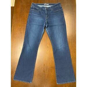 Levis 315 Shaping Bootcut Women 18W Jeans Western Boho Comfy Casual Aztec Flaws